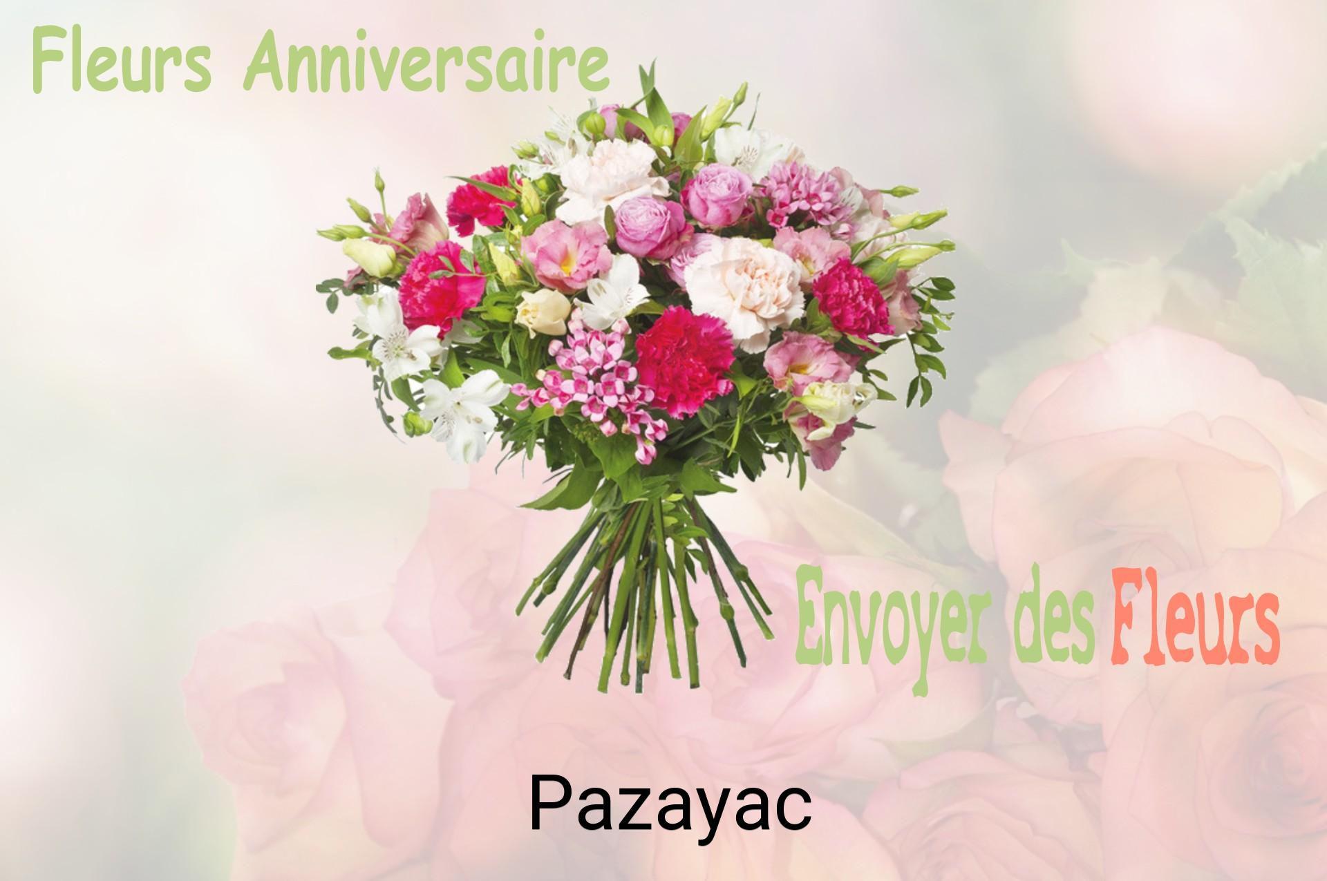 Bouquet de fleurs d’anniversaire livré à Pazayac